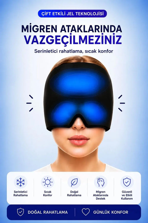 Çift Etkili Jel Kompres Başlık (Sıcak & Soğuk)
